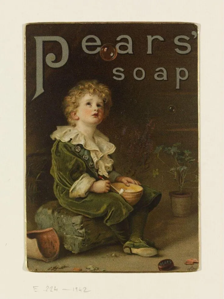 A Pears advertising poster.