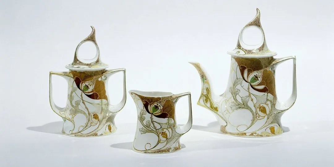 Superb examples of the art nouveau style.