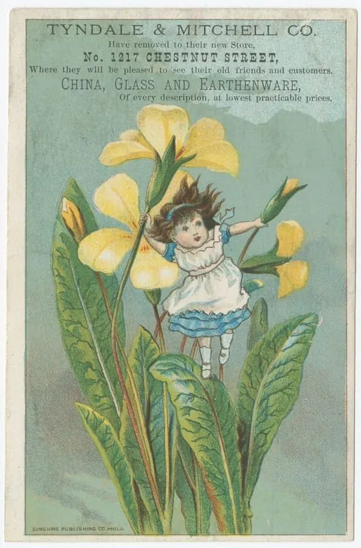 Tyndale and Mitchell's partnership announces the shop's move to a new address with this rather charming poster.