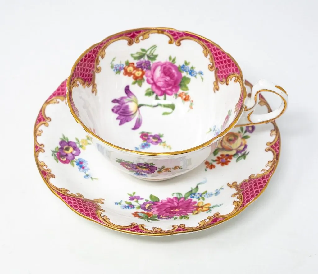 An Aynsley tea duo