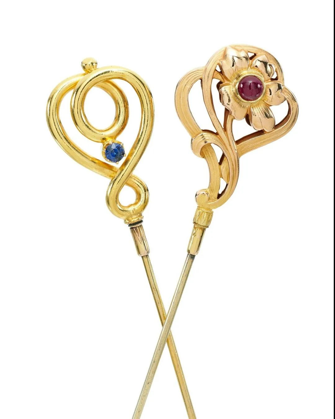 Fabergé hat pins. Photograph from Sotheby's.